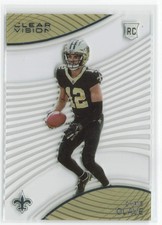 2022 Chronicles Chris Olave Saints Red Clear Vision Acetate Rookie RC