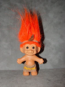 Troll Doll 3" Russ Thanksgiving Indian Native American - Picture 1 of 1