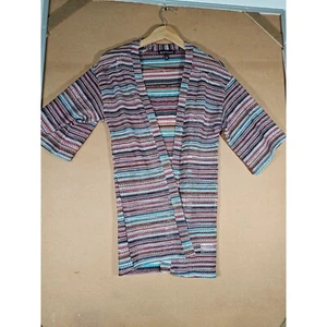 Blusa para mujer Derek Heart pequeña de punto abierto frontal nueva sin etiquetas - Imagen 1 de 10
