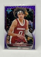2022 Bowman Chrome University Purple Shimmer Anthony Black RC Rookie 1st #58