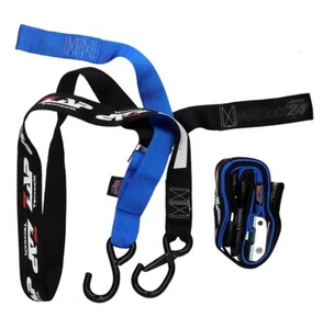 Correa de sujeción para moto ZAP 2 piezas azul/negro Motocross Enduro Supermoto - Imagen 1 de 1