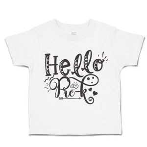 Toddler T-Shirt Hello Pre-K Style A Cotton Back to Class Boy & Girl Clothes - Picture 1 of 14