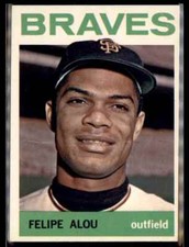 1964 Topps Felipe Alou Milwaukee Braves #65