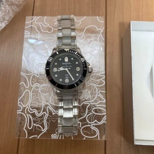 A BATHING APE 2009 Clear color BAPEX Men's Wristwatch Quartz Analog Black Dial - Picture 1 of 6