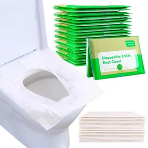 Toilet Seat Covers Disposable, 110pcs Flushable Travel Toilet Seat Covers - Picture 1 of 7