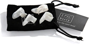 Thumb and Finger Picks - Medium White - Best for Fingerstyle Guitar, Banjo or Uk - Picture 1 of 12