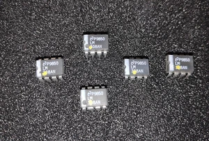 5 Stück/pcs LM308AN -NATIONAL SEMICONDUCTOR DIP8 Operational Amplifier,test dots - Picture 1 of 2