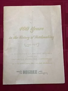 400 Years in the History of Watchmaking 1525 - 1925 US Time Corp - Picture 1 of 5