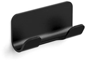 WS Bath Collections Seta 51803 Seta Double Robe Hook - Black - Picture 1 of 1