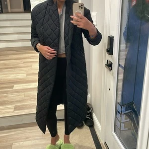 Rebecca Minkoff Quilted Coat Sz X-Small Black - Picture 1 of 7