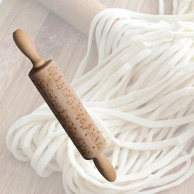  Ausrollstab Nudelholz Für Plätzchen Pizza Rolling Pin Dekoratives - Bild 1 von 4