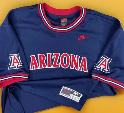 Vintage Nike Arizona Wildcats Jersey Shirt Y2K Navy Blue NCAA Basketball Sz M - Image 1 of 4