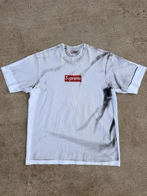 SS24 Supreme Maison Margiela White Box Logo Tee Size S WORN ONCE - Image 1 of 4