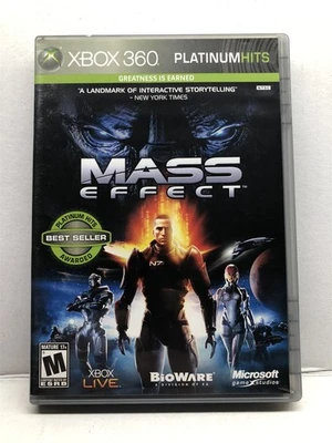 Mass Effect -- платиновые хиты (Microsoft Xbox 360, 2009 г.) полностью протестированы рабочие - Изображение 1 из 4