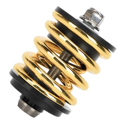 Amortiguador de aluminio resorte para muelle plegable bicicleta amortiguador trasero Foto 1 de 4