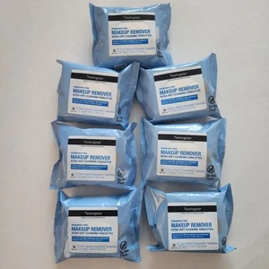 7 Neutrogena Makeup Remover 25 ct. Facial Cleansing Wipes Plant Based Towelettes - Picture 1 of 2
