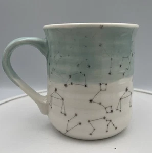 Stay Wild Moon Child Coffee Mug Cup Constellations Astrology Stars Aqua White - Picture 1 of 13
