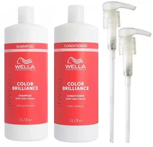 Wella Invigo Brilliance Fine/Medium Shampoo & Conditioner Duo Pack 2 x 1000 ml - Picture 1 of 1