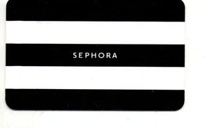 Sephora Black & White Stripes Gift Card No $ Value Collectible 2023 - Picture 1 of 1