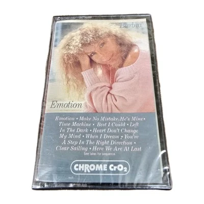Barbra Streisand Emotion Cassette Tape CHROME CrO2 Columbia 1984 CBS Sealed NOS - Image 1 of 4