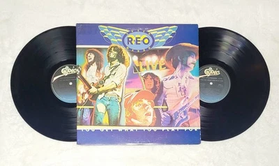 REO Speedwagon LIVE You Get What You Play For 1977 Epic Rock 2x Vinyl LP VG+ - Image 1 of 4