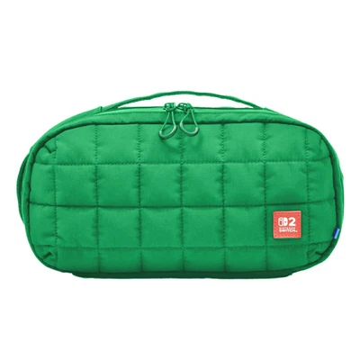 Bolsa de Transporte Protectora Acolchada para Consola Nintendo Switch 2 Verde/Negro/Beige NUEVA Foto 1 de 4