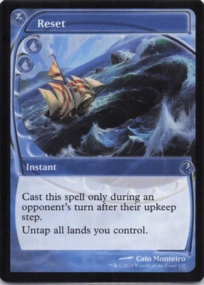 Reset (Future Sight) MB2 Regular Uncommon #170 NM MTG - Image 1 of 2