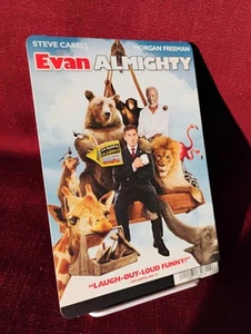 BLOCKBUSTER Movie Backer Card 5.5" x 8" Mini Poster Art EVAN ALMIGHTY - Picture 1 of 2