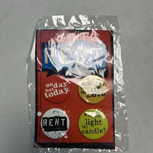 Rent (broadway Musical) Iconic Logo Lapel Buttons - Picture 1 of 6