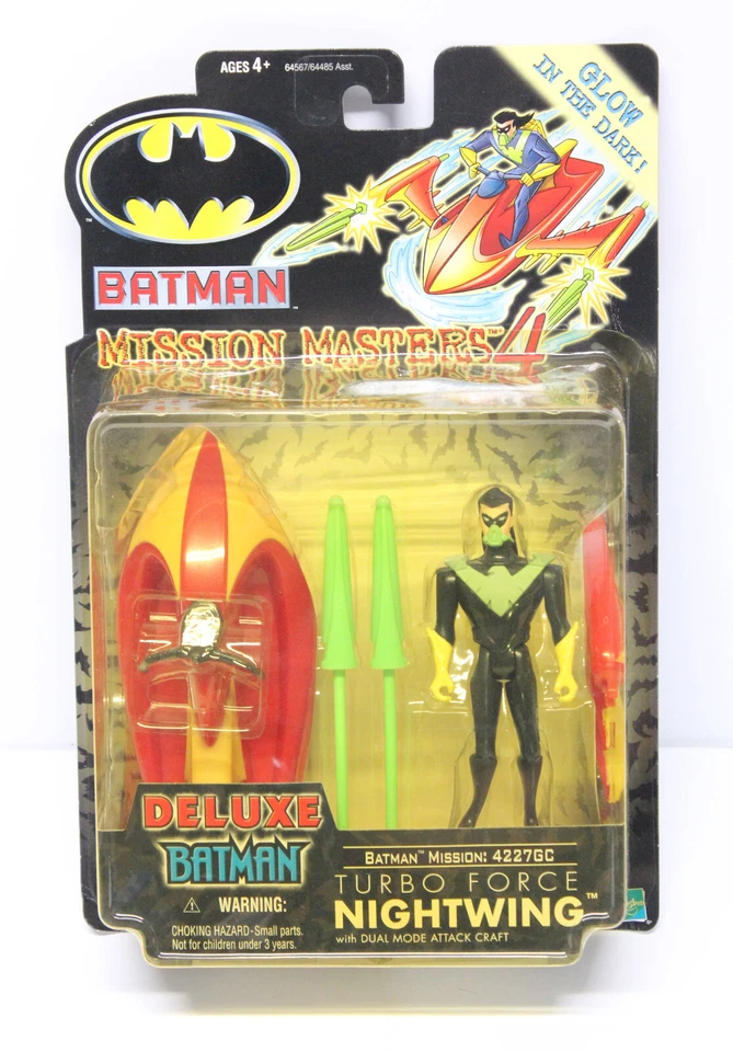 Batman Mission Masters 4 Turbo Force Nightwing Deluxe 2002 Hasbro Figure