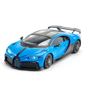 1:18 Diecast Vehicle for Bugatti Chiron Super Car Model Car Toy Sound Light Gift - Picture 1 of 13