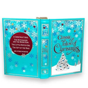 Classic Tales of Christmas: Christmas Carol, Nutcracker &other Leatherbound Book - Picture 1 of 16
