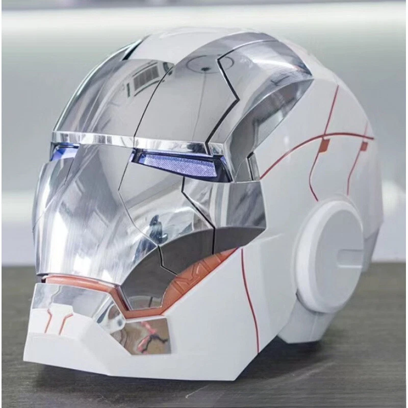 自动 1:1 钢铁侠 MK5 头盔语音控制可穿戴角色扮演道具圣诞节 — 第 1/2 张图片