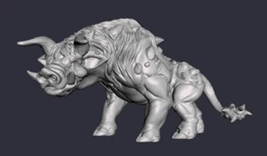 Catoblepas D&D Bestiary 2 28mm 32mm - Picture 1 of 6