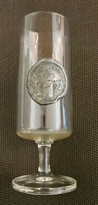 Bierglas alt Berliner Kindl Bier mit Plakette (Zinn?), 0,2 l- Rastal - Bild 1 von 5