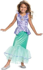 Disney Ariel Princess Disguise Youth Girls Costume Medium Nwt - Picture 1 of 5