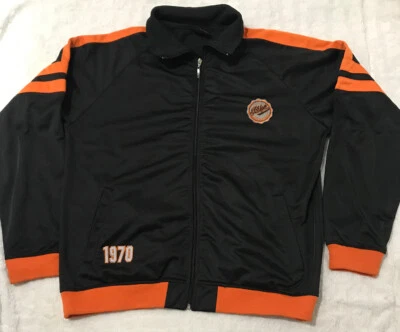 BKLYN -  Brooklyn Press 1970 Mens Black Jacket Medium - Image 1 of 4