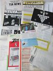 lot de brochures années 1950 années 60 publications newsletters TV Radio Sylvania Zenith 