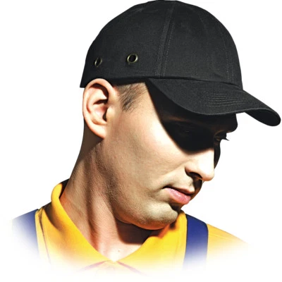 REIS Anstoßkappe Schutzhelmkappe Hardcap Arbeitskappe ABS Schutzhelm Helm Schwarz