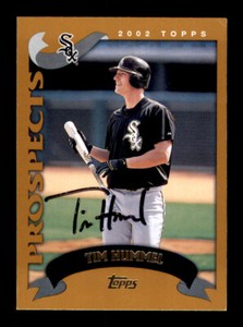 2002 Topps - Tim Hummel - On Card Autograph