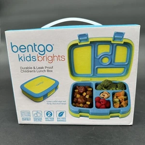 Bentgo Kids Brights Leak-Proof 5 Compartment Bento-Style Kids' Lunch Box Green - Picture 1 of 4