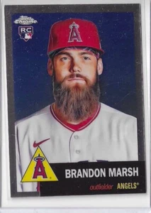 Brandon Marsh #203 Rookie RC 2022 Topps Chrome Platinum Anniversary Refractor - Picture 1 of 3