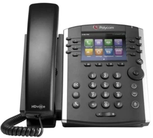 2pk Polycom VVX 411 Corded Business Media Phone System 12 Line PoE 2200-48450-00 - Picture 1 of 9