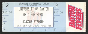 2000 Dayton Flyers Vs Ohio Northern NCAA Football Ticket - Picture 1 of 2