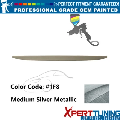 Fits 12-14 Toyota Camry OE Style Painted #1F8 Silver Rear Trunk Spoiler Lip ABS Foto 1 de 4