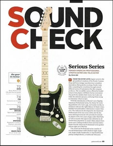 Fender American Professional Stratocaster HHS Telecaster HH 2-page guitar review - Picture 1 of 3