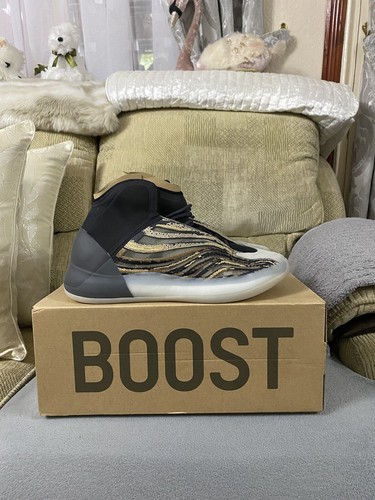 Scarpe da ginnastica Adidas Yeezy QNTM Ambra Tinta Marrone Nuove con scatola Taglia 10.5uk Uomo GX1331