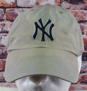 New York Yankees The Franchise Khaki Baseball Cap XL By Twins Enterprise 100% Co - Picture 1 of 7