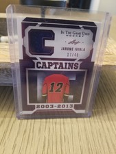 Jarome Iginla 2023 Leaf In The Game Used Captains Relic 17/45 Flames 