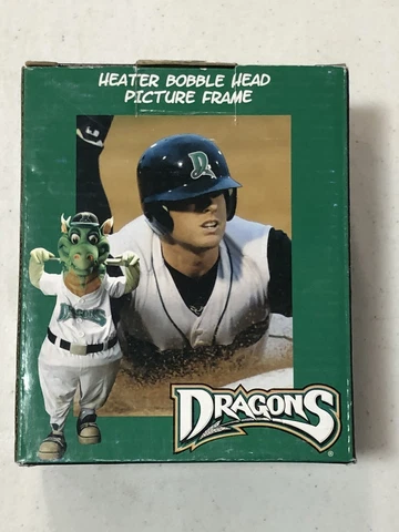 NEW Dayton Dragons - HEATER Bobblehead Picture Frame  3x2in Picture Opening Cover